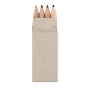 L'objet publicitaire 4 coloured pencils PETIT ABIGAIL